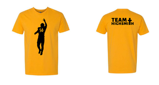 "Deflect the Glory" Gold with Black Unisex Short Sleeve Tee (MARKED DOWN)